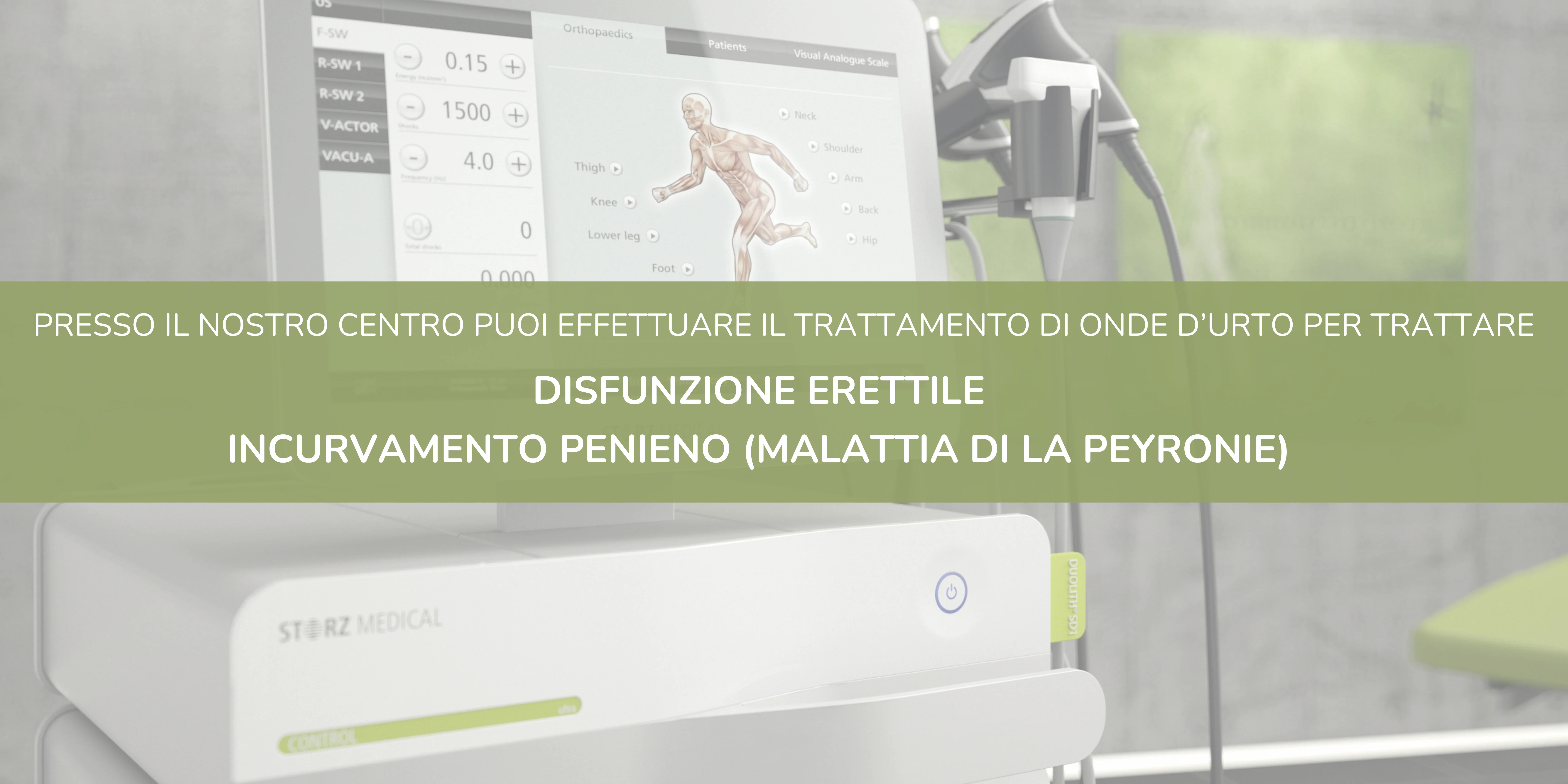 Onda D’urto per Disfunzione Erettile